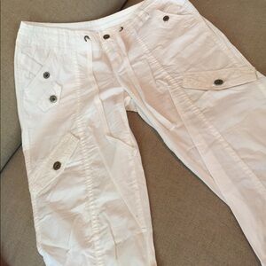 INC International Concepts White Ankle Pants
